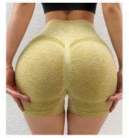 Shorts De Yoga Para Mujer Cintura Alta Secado Rápido Fitness Running Pantalones Deportivos Sin Costuras Transpirables Cómodos - details 7