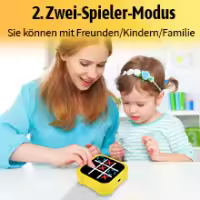 Electrónico Tic TAC Toe Bolt, Juegos de Viaje Portátiles 3 en 1, Juegos para Niños para Educación y Crecimiento de la Memoria,Juego de Fiesta Familiar, Regalos De Cumpleaños para Todas Las Edades. - details 7