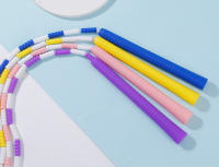 Cable De Saltar De Bambú Y PVC 2.5m Con Cuentas Segmentadas Para Ejercicio De Fitness En Casa O Gimnasio Para Adultos Y Niños Comienzo Suave - details 5