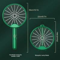 Lampara Asesina De Mosquitos Eléctrica 3000V Recargable Por USB Con Plataforma Plegable Repelente De Mosquitos Y Fly Swatter - details 13