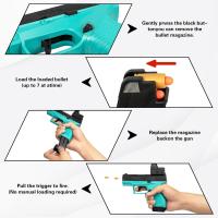 Pistola De Dardos Suaves Mini GX4 Juguete Pistola De Arma De Juguetes Para Juego Al Aire Libre Regalo Para Niños Y Adultos - details 4