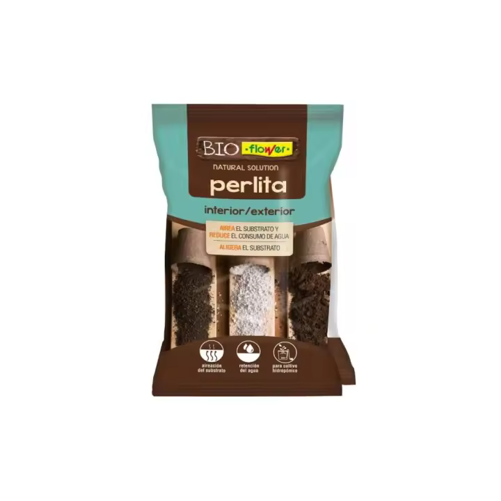 Flower Substrato Perlita - Perlita de Origen Volcánico - 5 L - 1