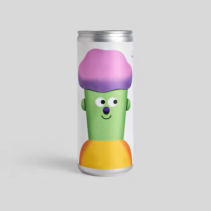 Kombucha Brava Delirio - Sabor Pepino & Hierbabuena  Refresco saludable sin pasteurizar - 250ml - 1