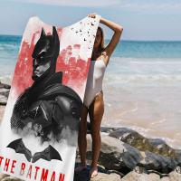 Toalla De Playa Batman El Caballero Oscuro Anime Absorbente Suave Para Niños Regalo Ideal Para Viajes Camping Gimnasio Tamaño 30x60 Cm - details 1