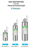 Kit De Generador De CO2 Para Acuario ZRDR Sistema De Generación De Dióxido De Carbono Para Tanque De Peces Y Plantas Acuáticas Material De Acero Inoxidable Y Aluminio - details 6