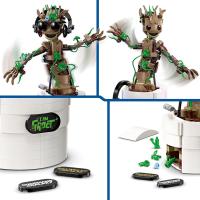 Lego Marvel Groot Bailarín,  Groot Bailarín Figura Articulada  Lego 76297 - details 3