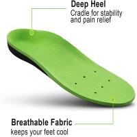 Almohadillas De Apoyo Arco Alto Para Zapatos Ortopédicos Alivio Del Dolor De Fascitis Plantar Y Dedos Planos Deportivas Medio Hombre - details 7