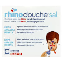 Rhinodouche Sal 40 Sobres - Solución Salina con Xilitol Para Irrigación Nasal - details 0