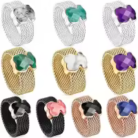 Anillo de Oso de Plata esterlina S925, Moda de lujo Ligera para Damas, anillo de Dedo de estilo Moderno y versátil, Diseño simple - details 0