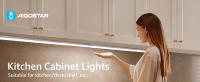 Aigostar Luz LED Cocina con Interruptor 9W Luces Armarios, 3000K/4000K/6500K, 230V Regleta LED Bajo Armarios para Cocina, Vestidor, Armario 572*34*23mm, 2 pcs - details 0