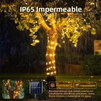Luces De Cadena Solar Impermeables LED Para Exterior 8 Modos Decoración De Navidad Para Patio Jardín Árbol Balcones - details 5