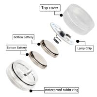Luz Submersible LED Remota De Batería Con 16 Colores RGB Para Bodas Navidad Y Valentín Fiesta Luz De Té De La Balsa - details 4
