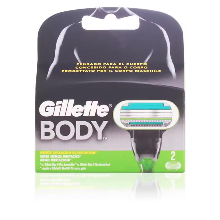 Gillette BODY Recambio Cabezal Redondeado para Deslizamiento Cómodo - 1
