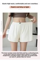 Pantalones De Pijama Para Mujer En Seda Helada Verano Leggings Delgados Transpirables Talla Grande Shorts Blancos Pantalones De Dormir Para Dama - details 12