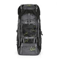 Mochila Senderismo Viajes Montañismo Camping Trekking 70L Negro - details 1
