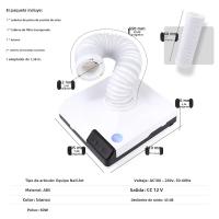 Máquina Coleccionadora De Polvo De Uñas 60W Aspiradora Potente Para Manicura Y Pedicura En Salón De Belleza Material Plástico - details 10