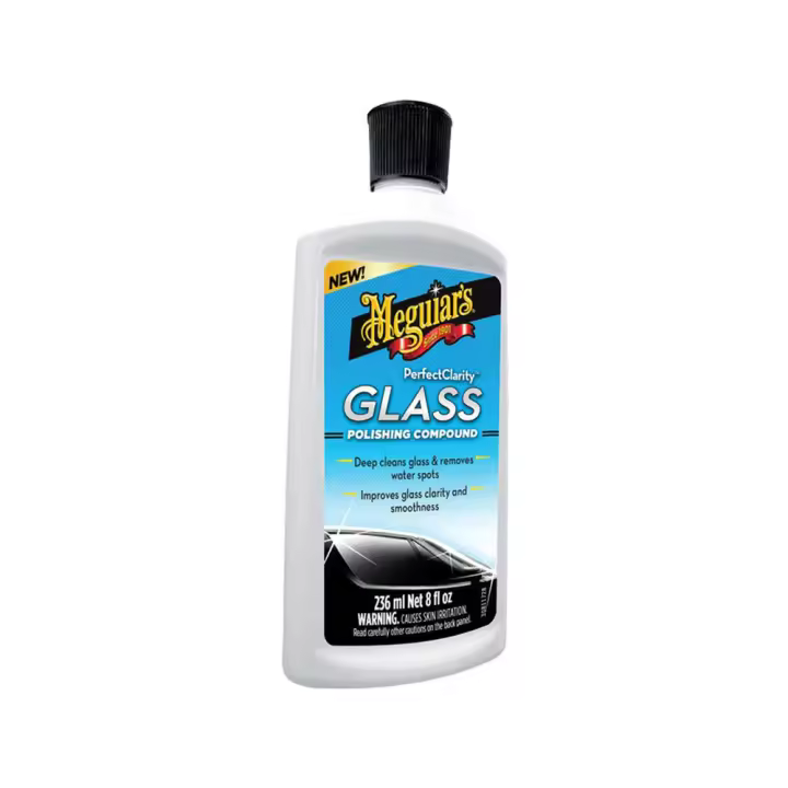 Meguiar's G8408EU Perfect Clarity Compuesto de pulido de vidrio para vidrio, 236 ml - 1