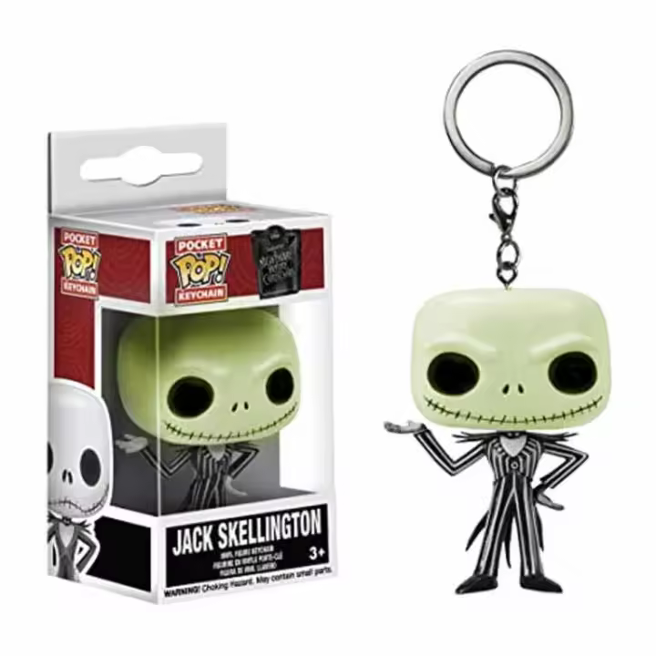Funko Pop! Llavero Disney Pesadilla antes de Navidad, Jack Skellington - 1