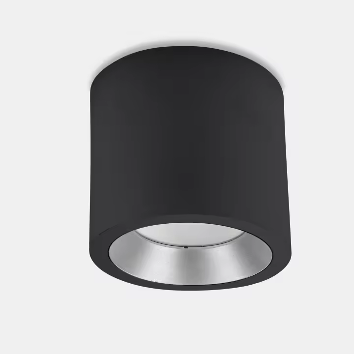 LEDS·C4 Plafon Ip65 Cosmos Led 8.3W Blanco Cálido - 3000K On-Off Gris Urbano 1002Lm - 1