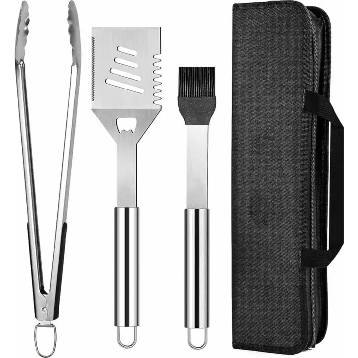 Juego de Utensilios para Barbacoa de Acero Inoxidable con Maletín de Almacenamiento - 1