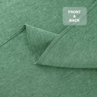 Mantel Redondo Resistente a Las Manchas Verde Φ150cm, Mantel Impermeable con Efecto de Lino de Poliéster para Mesa, Comedor, Restaurante (Verde, Φ150cm) - details 2