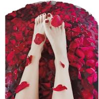Banos De Burbujas Naturales Con Petalos De Rosa Para Bañarse En Pies Spa De Salud Baño Propuesta Ceremonia Festival Fiesta Flores Secas - details 1