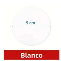10/20/30pcs De Tarjetas Circulares De Cartón Blanco 5cm Para Pintura Y Dibujo Sencillo Y Puro Color Superficie Redonda Para Artes Y Manualidades - details 0