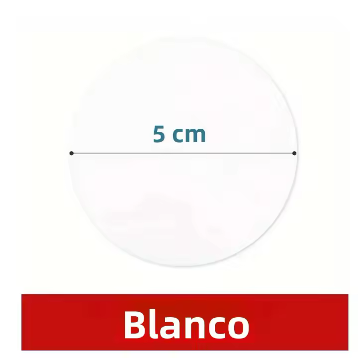 10/20/30pcs De Tarjetas Circulares De Cartón Blanco 5cm Para Pintura Y Dibujo Sencillo Y Puro Color Superficie Redonda Para Artes Y Manualidades - 1