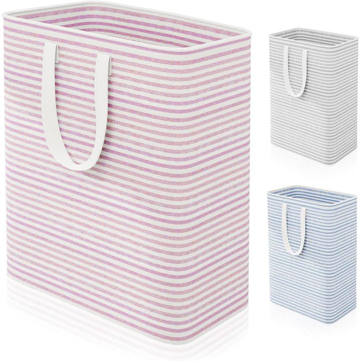 Cesto de lavandería plegable grande de 100L, impermeable, independiente, con asas reforzadas, para ropa, toallas, juguetes y mantas, rojo.