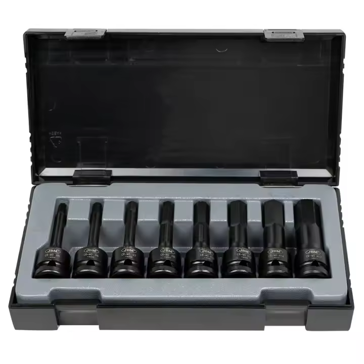 JBM 52339 SET DE 8 PUNTAS DE IMPACTO HEXAGONAL DE 1/2" - 1
