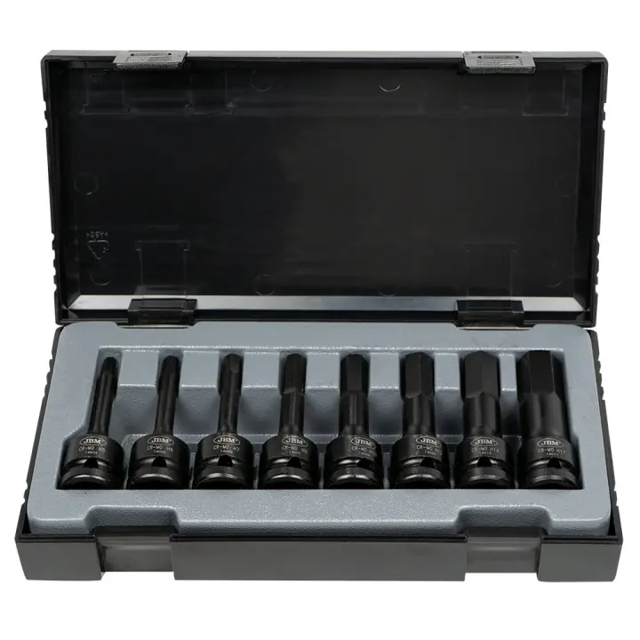 JBM 52339 SET DE 8 PUNTAS DE IMPACTO HEXAGONAL DE 1/2" - 1