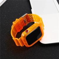 Carcasa Transparente + Correa Para Apple Watch Series 9 8 7 6 SE 5 Compatible Con Iwatch 3 Correa De Plástico 38mm 40mm 42mm 44mm 45mm 49mm - details 18