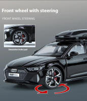 Modelo De Coche De Aleación Aodi RS6 Quattro Estación Wagon 1:32 Con Sonido Y Luz Regalo De Juguetes Decorativos Para Niños Vehículo Diecast Metal - details 7
