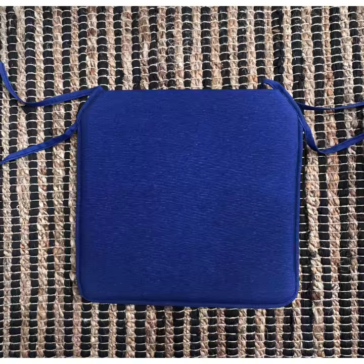 PACK DE 4 Cojines de Asiento de tejido- Cojines de Silla Acolchados  - Acolchado de Asiento Cuadrado para Comedor -cojines de asiento con relleno espuma- cojines de siilla colores lisos y estampado.gran variedad para elegir .40x40 x2 cm - 1