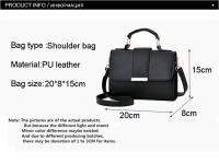 Women's Flap Shoulder Bag Solid Color Crossbody Bag Messenger Bag Women's Leather Handbag Pocket Casual Small Square Bag - details 0