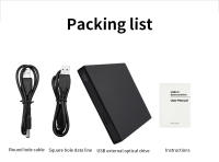 ROUHONG Emulador De CD DVD Externo USB 2.0 Slim Para Laptops Y PCs De Escritorio Lectura Y Grabación De DVD-RW Compatible Con Windows 7/8/10 - details 11