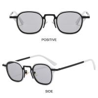 Nuevos Gafas De Sol Cuadradas Pequeñas Moda Retro Punk Unisex Vintage Trendy Con Protección UV400 Para Conducir Ópticas De Moda - details 5
