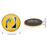 Moneda De Arbitraje Deportiva De Fútbol En Aleación De Zinc Metálica Con Revestimiento De Encaje Suave Para Entrenamiento De Fútbol - details 3