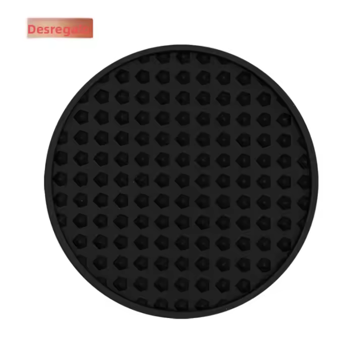 5 Pcs Cojines De Bebida De Silicona Con Portajugares Resistente Al Calor Tapete De Secado Para Vaso Protector De Mesas Antideslizante Para Bebidas - 1