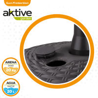Base para sombrilla circular antracita 19-33 mm Aktive - details 2