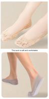 5 Pares De Calcetines De Color Sólido Para Mujer Calcetines De Tobillo Bajos Moda Versátil Colección De Verano Cómodos Y Ligeros - details 3