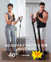 Banda De Resistencia Elástica Para Entrenamiento De Fitness 300lb Ejercicio Doméstico Y Gimnasio Equipo De Expansión Para Muslos Glúteos Y Abdomen - details 1