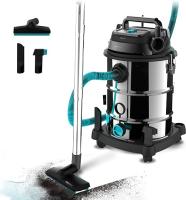 Cecotec 8115 Conga Rockstar Wet & Dry Steel Pro Aspirador de sólidos y líquidos de metal de 30 L 1600 W 23 Kpa Sistema De Drenado Radio De Acción 5m. - details 0