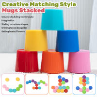 Juguete Montessori De Madera Juego De Colores Y Alineación Con Bolas Arcoíris En Copas Educación Temprana Para Niños De Preescolar Edad 3+ - details 3