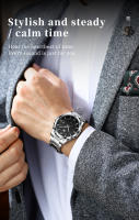 Reloj De Pulsera Multifuncional OPK 6003 Para Hombres Cronógrafo Resistente Al Agua Luminoso Acero Inoxidable Quartz Automático - details 9