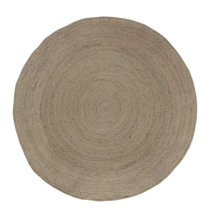 Alfombra De Yute Natural 150 Cm Diámetro El mejor complemento para tu hogar. Fijalo - 1