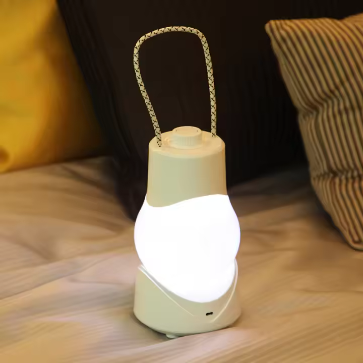 SOMY Lámpara de escritorio táctil LED con carga USB, lámpara de mesa flexible, bajo consumo de energía (color: blanco) luz nocturna - 1