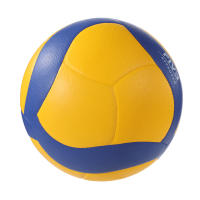 Baloncesto De Voleibol Azul Amarillo Tamaño 5 PU De Alta Gama Para Adolescentes Y Adultos Baloncesto Caliente Con Pega - details 3