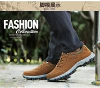 Zapatos De Senderismo Para Hombres Zapatillas De Montaña Botas De Escalada Respirables TPR Suela EVA Lona De Algodón Tamaño True Fit Para Otoño E Invierno - details 1