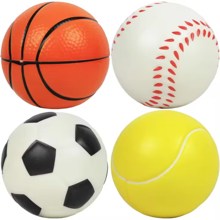 Juego de 12 Pelotas de Juego para niños de 6 cm - 1